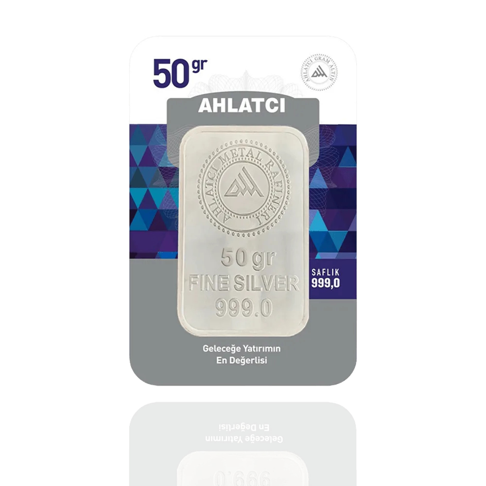 50 Gram Külçe Gümüş